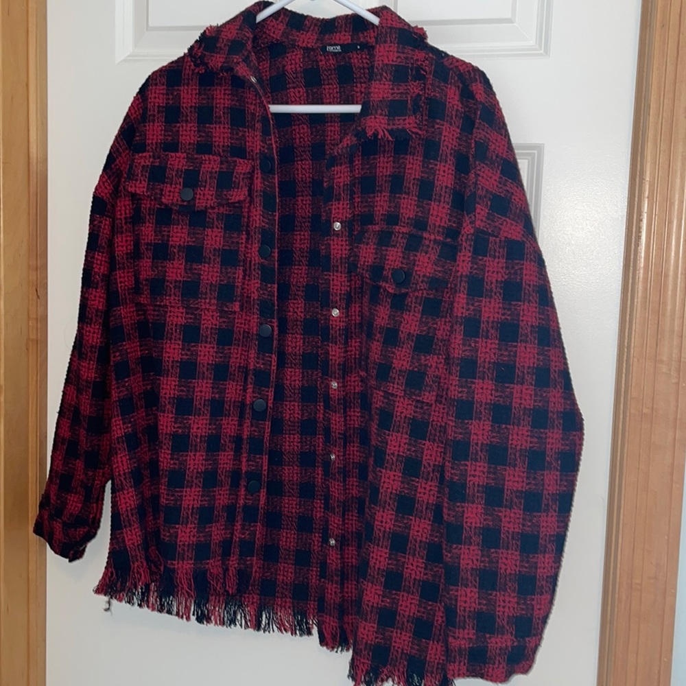 NWOT Buffalo Plaid Shacket